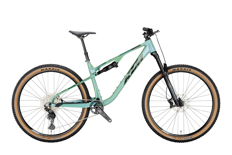 Mountain bike full suspended KTM Scarp LT 292 color verde jungle e nero